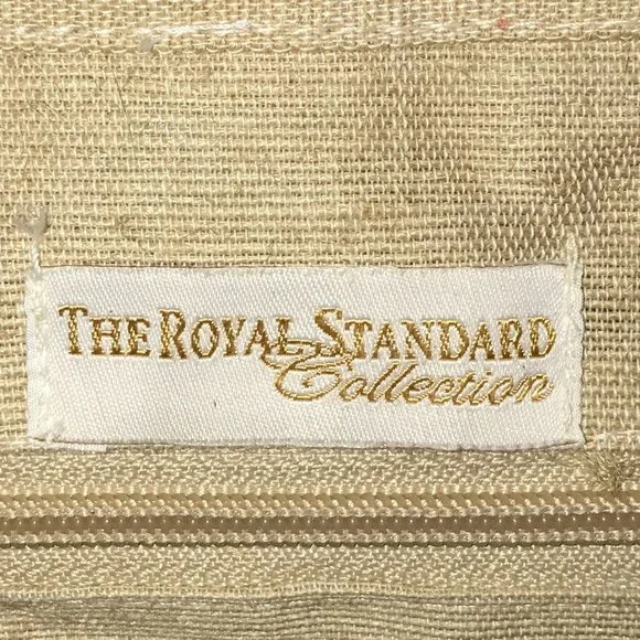 The Royal Standard Red and Tan Canvas Juco Tote - Picture 8 of 10